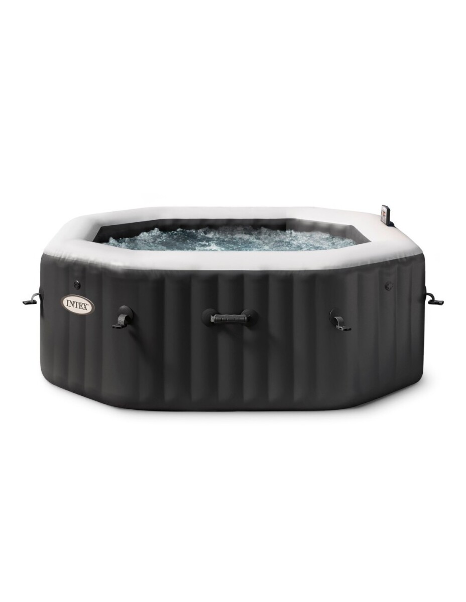 INTEX PURESPA DELUXE NEGRO CAPACIDAD 6 PERSONAS 