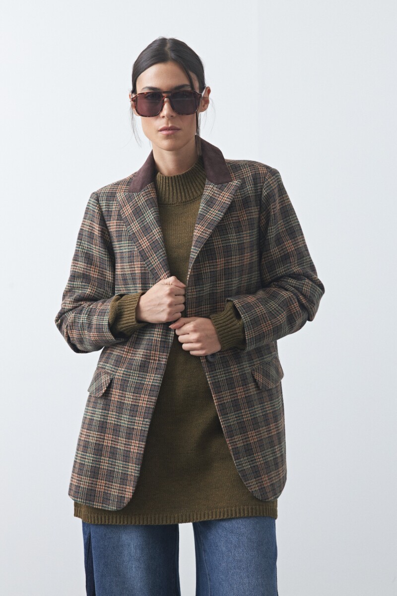 BLAZER CLODIE Gris Oscuro