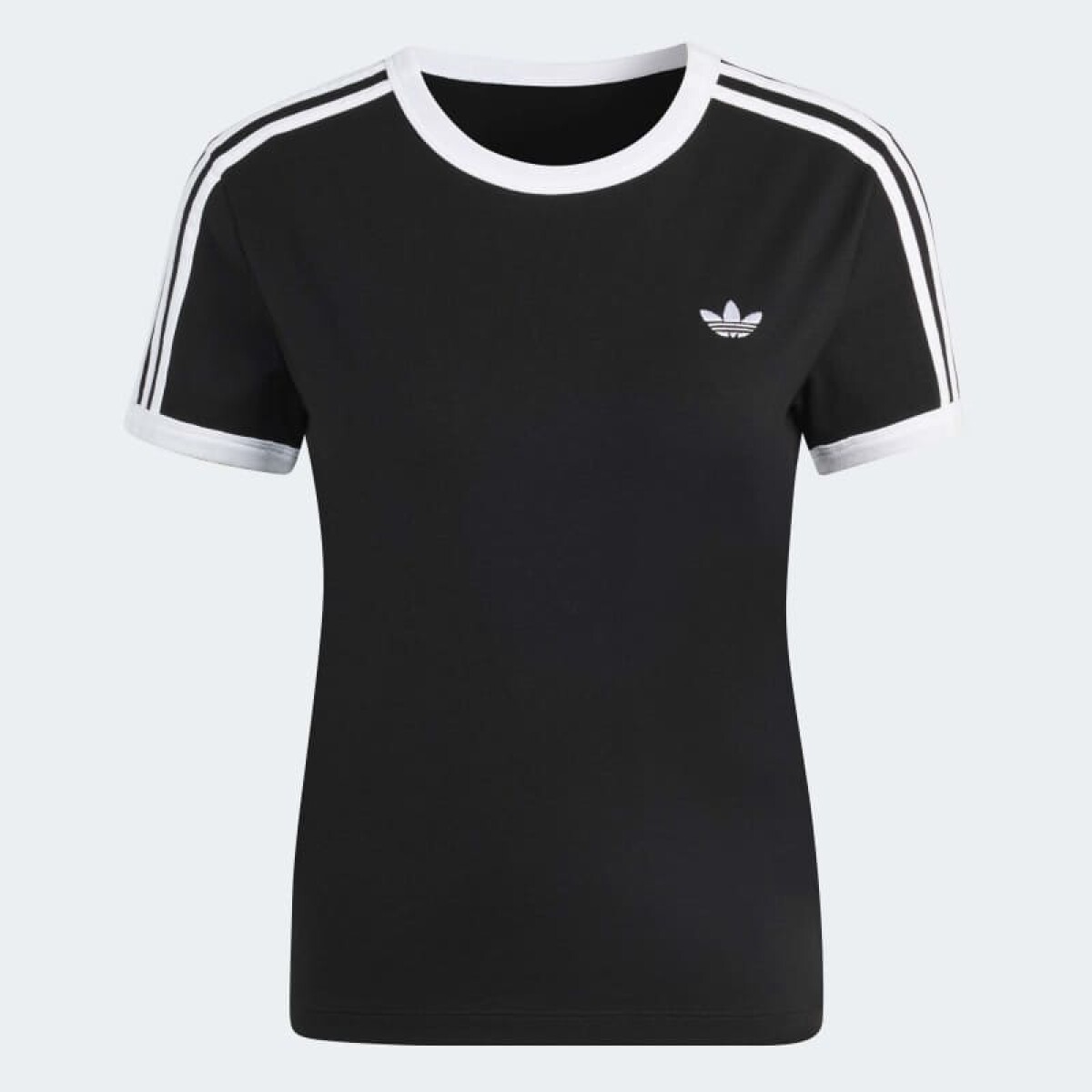 Remera Adidas 3 rayas - Negro 