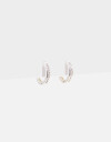 Bijouterie Set Strass Set De Bijouterie Delicates - Plateado Rodio