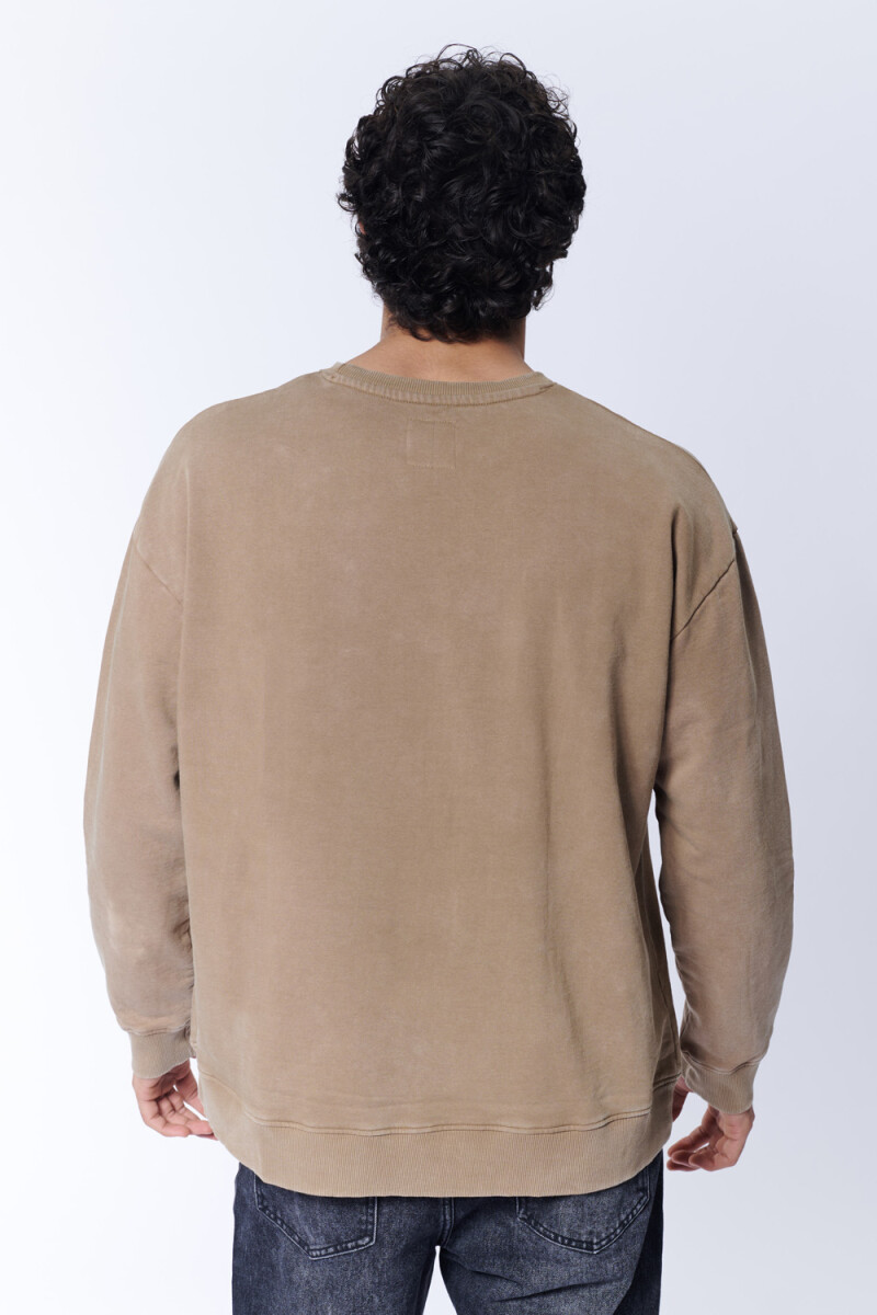 Buzo deportivo Garment Dye Visón