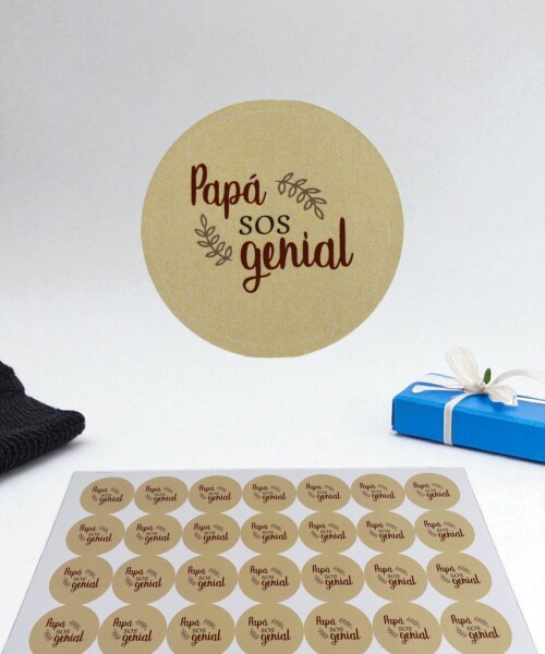 Stickers día del padre plancha DISEÑO 4