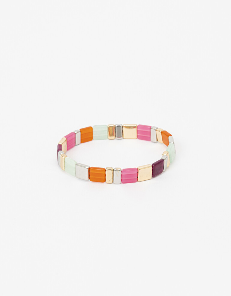 Pulseras Elásticas Color Pulsera Elástica Multicolor - Combinacion Multicolor