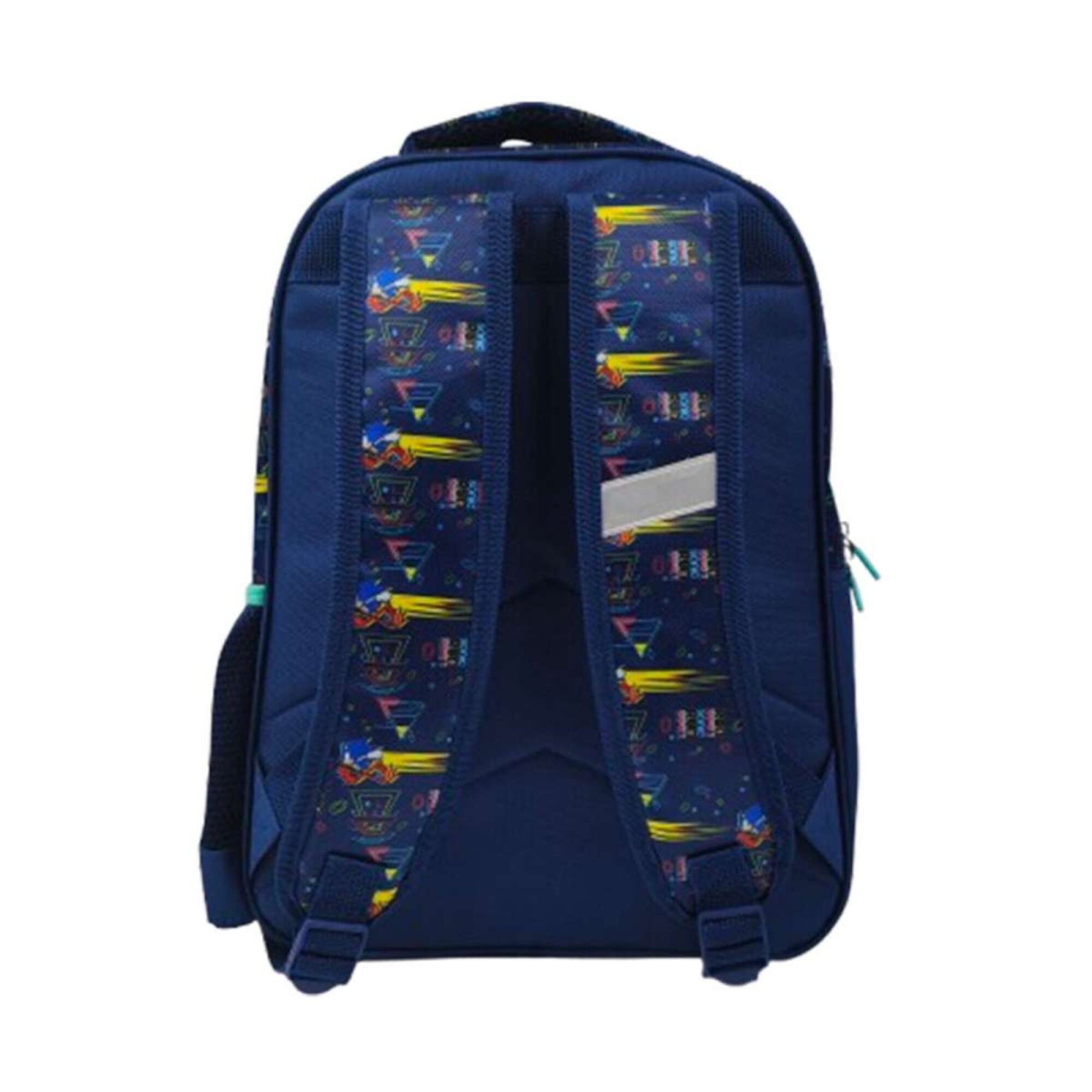 Mochila Infantil Sonic Jacquard Grande 40 X 30 Cm - Azul — Tienda Soy ...