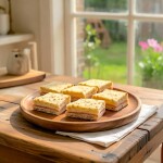 6 Sándwiches de Jamón y Queso en Pan Negro 6 Sándwiches de Jamón y Queso en Pan Negro