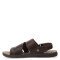 Sandalia de Hombre Freeway Casual Marrón Chocolate (Cuero Graso)