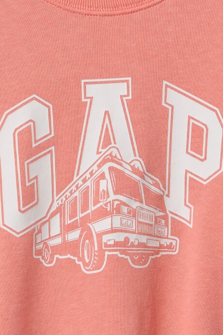 Buzo Deportivo Logo Gap Sin Felpa Toddler Niño Tea Rose