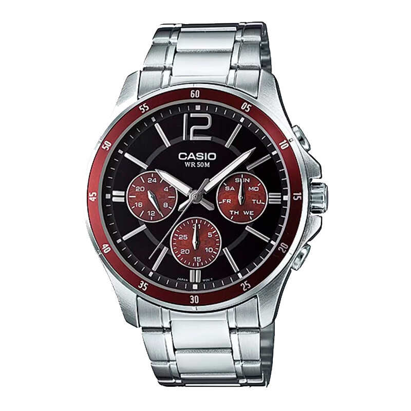 Reloj Casio Acero Inoxidable Hombre MTP-1374D 5AVDF