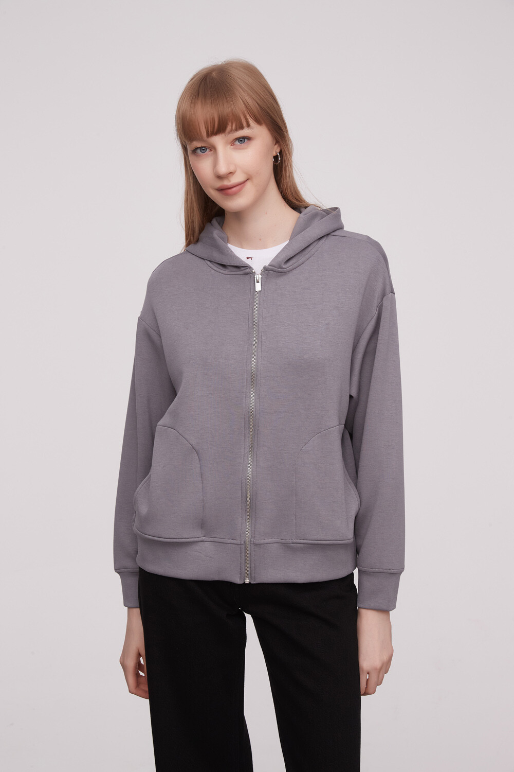Campera Deportiva Visel Gris