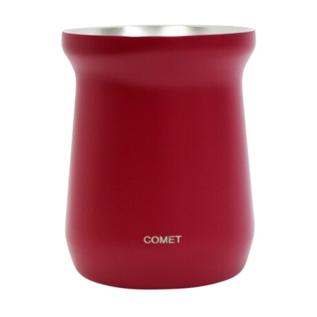 Mate Acero Inoxidable Doble Pared 260ml Comet Colores Lisos Bordó