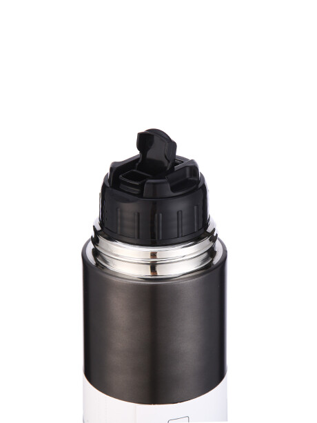 Termo Bala 750ML Metalizado Negro