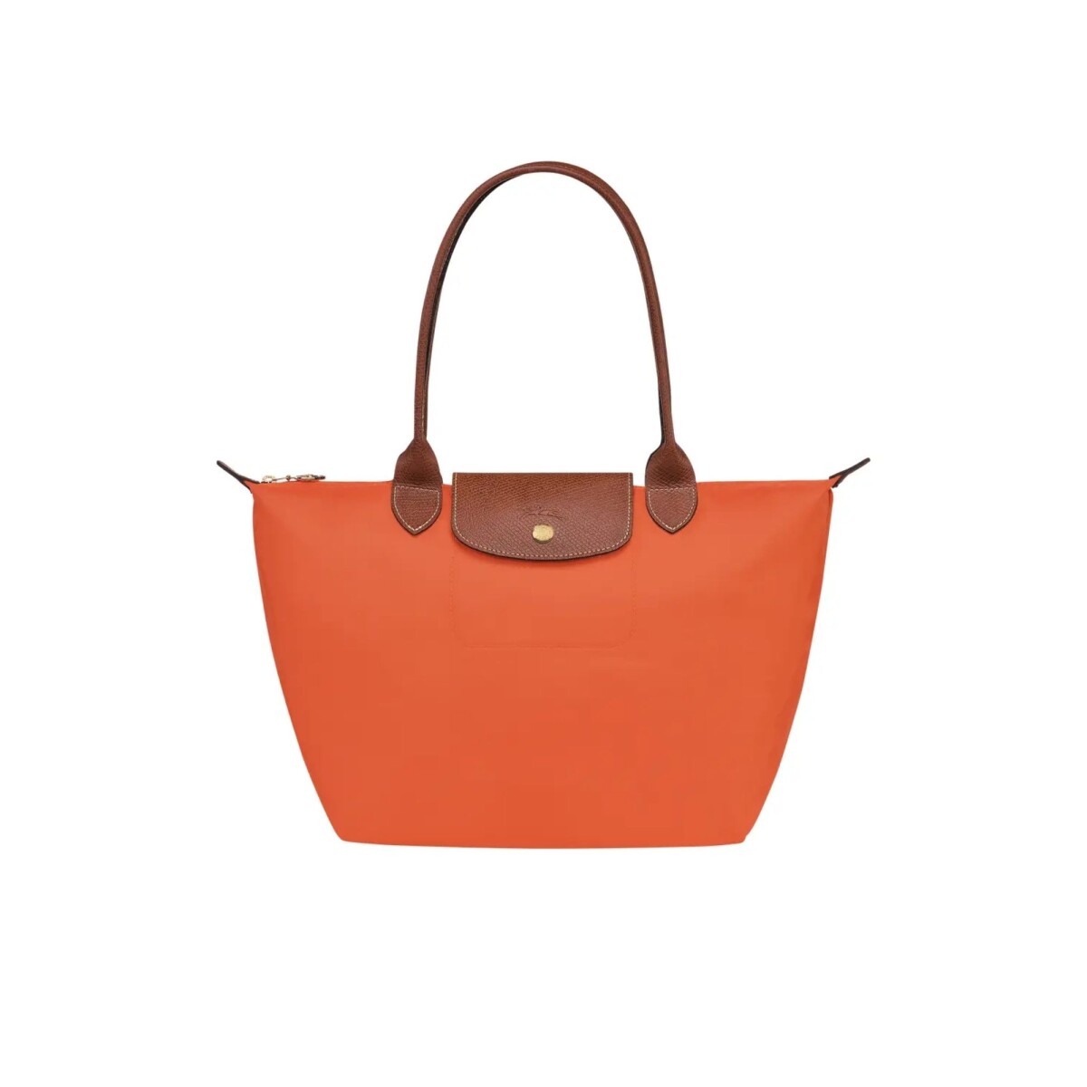 Longchamp -Cartera Longchamp plegable de nylon con cierre y asa larga, Le pliage M 