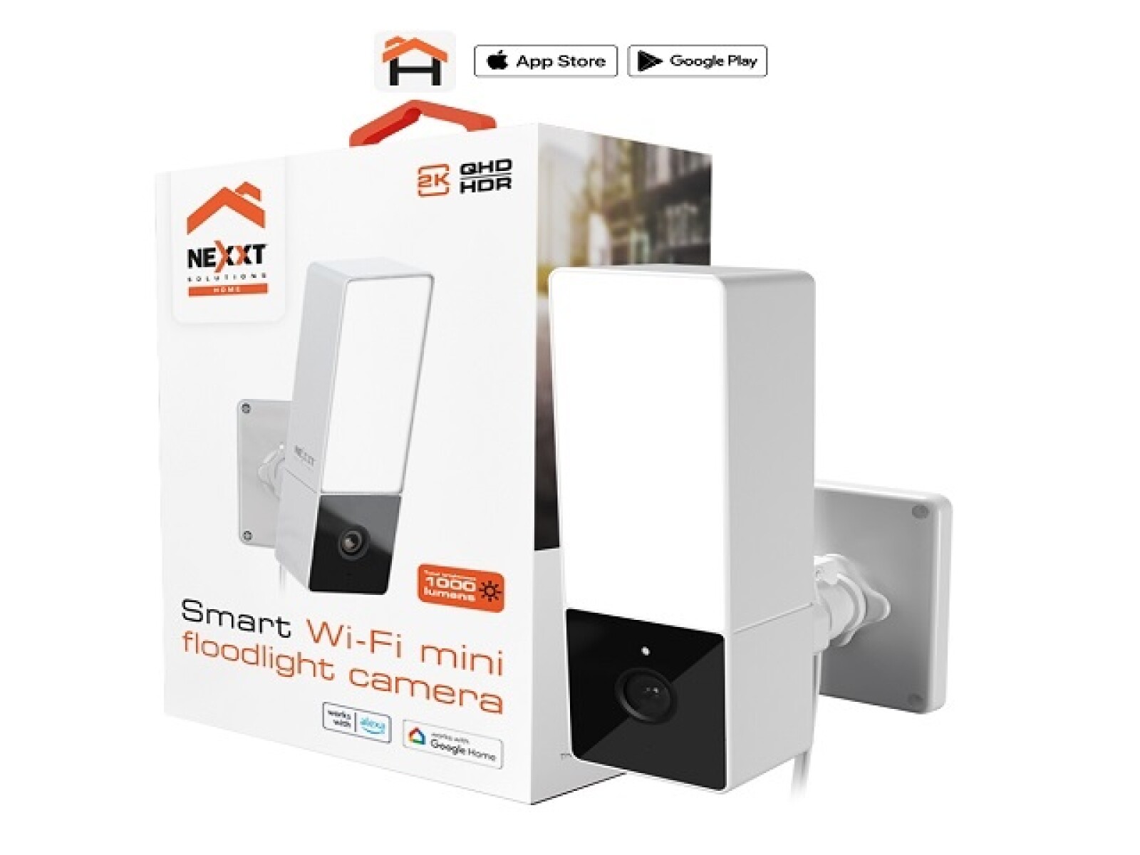 Nexxt Solutions Connectivity - 2K Camera with light 
