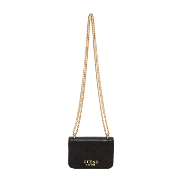 MINI CARTERA GUESS ALEXIE MINI VG841677 negrouniforme