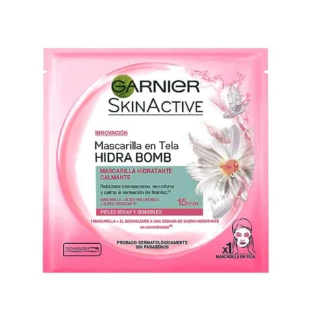 Mascarilla de Tela Garnier Manzanilla 1 Unidad Mascarilla de Tela Garnier Manzanilla 1 Unidad