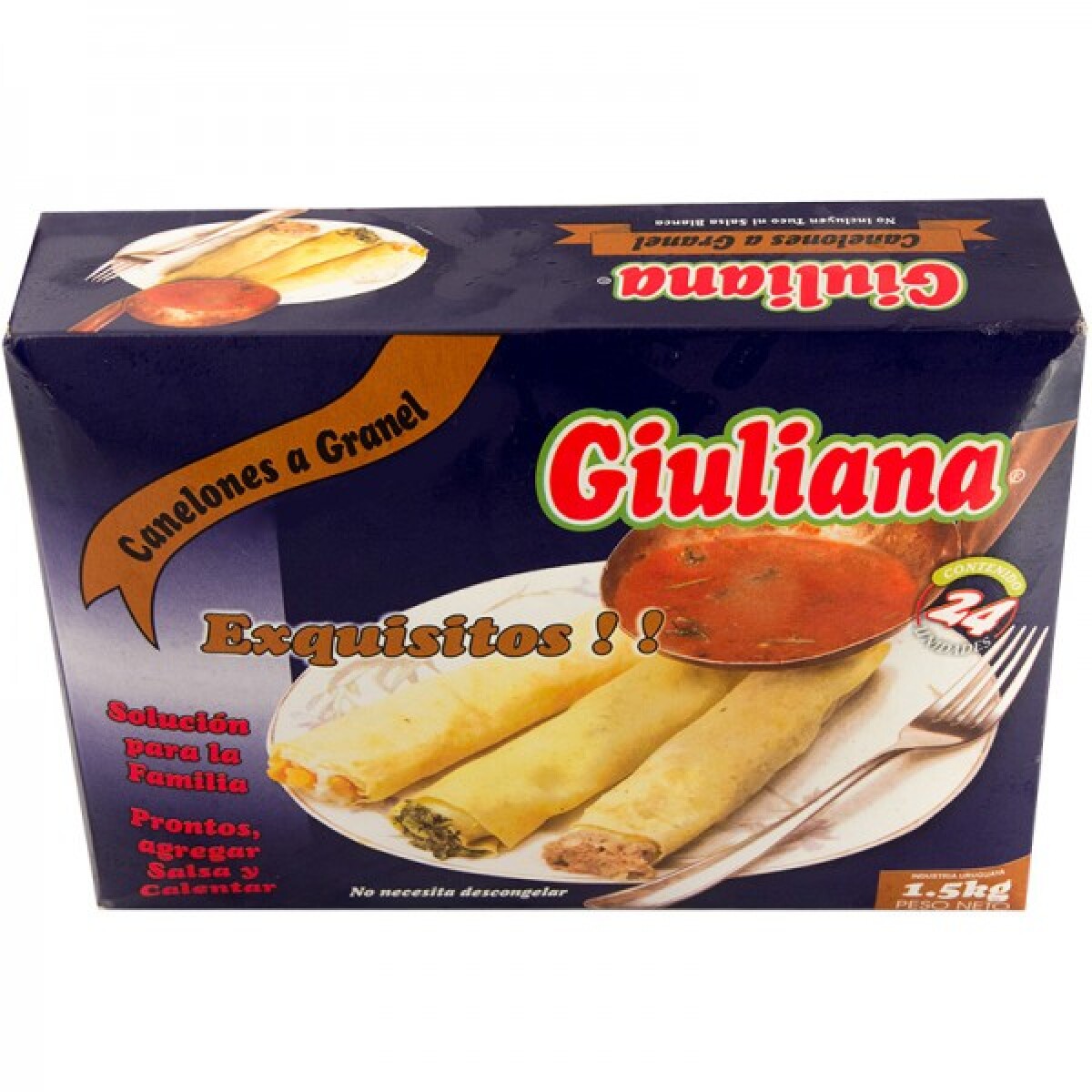 CANELONES DE CHOCLO 1.5KG X 24 