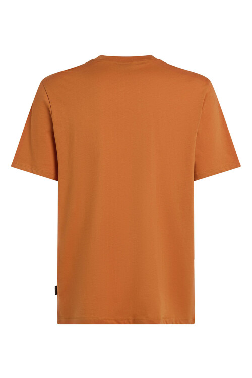 Remera O'Neill Front Print Negro Naranja