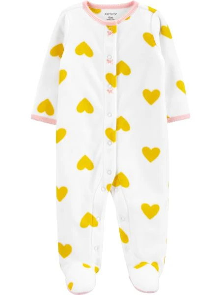 PIJAMA CARTER'S 1J186210 BLA CORAZ