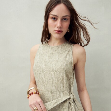 VESTIDO LAGARDE Hueso