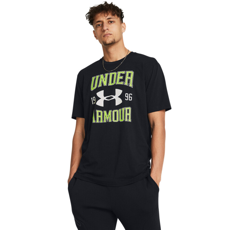 UA M VINTAGE LOGO 60/4S SS-GRY BLK-001