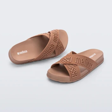 Sandalias Melissa de Dama -COZY SLIDE M LOVER II- 36118BQ096 MARRON