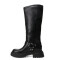 Bota de Mujer Miss Carol HARBOR de caña alta con hebillas Negro