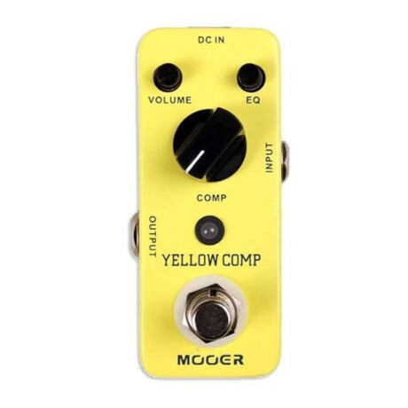 Pedal Efectos Mooer Mcs2 Compressor Yellow Comp Pedal Efectos Mooer Mcs2 Compressor Yellow Comp