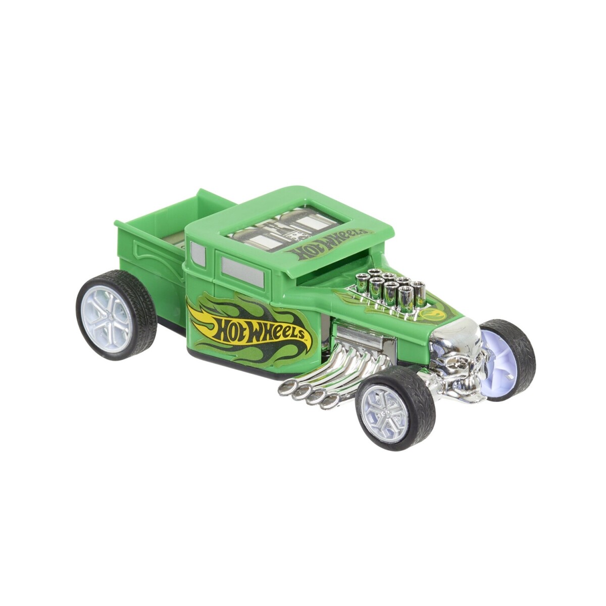 Auto a fricción Hot Wheels Pull Back Racers 13cm - Verde 