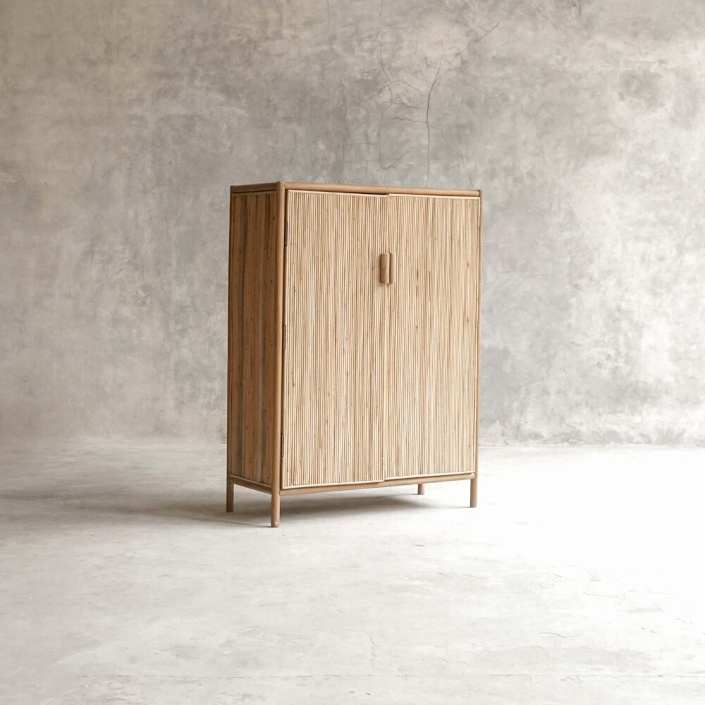 CÓMODA ARMARIO RATTAN NATURAL-BEIGE VICTORIA