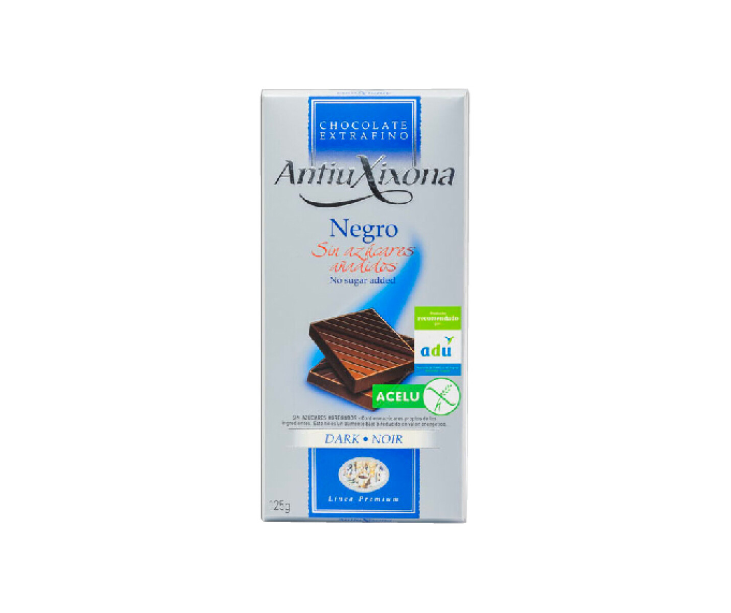 TABLETA ANTIU XIXONA Sin Azúcar Negro 