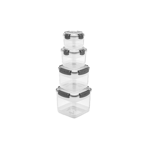 RECIPIENTES CON TAPA HERMETICA CLASSY FRESHLIFE SET X4 RECIPIENTES CON TAPA HERMETICA CLASSY FRESHLIFE SET X4