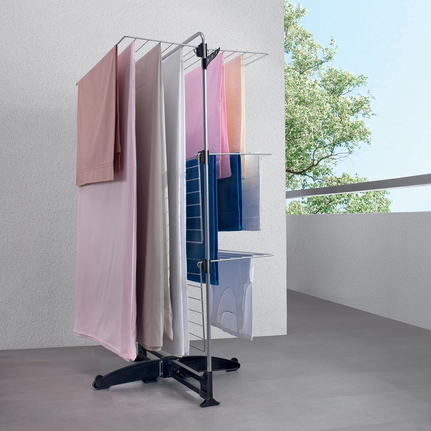 Tendedero pie vertical outlet