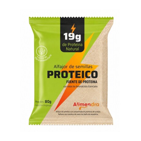 ALFAJOR ALIMENDRA PROTEICO X 8 UNIDADES 001