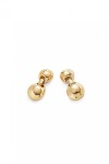 PENDIENTES EN ALEACIAÓN DE METALES BAÑADA EN ORO 18K CON BOLA PEQUEÑA Pendiente