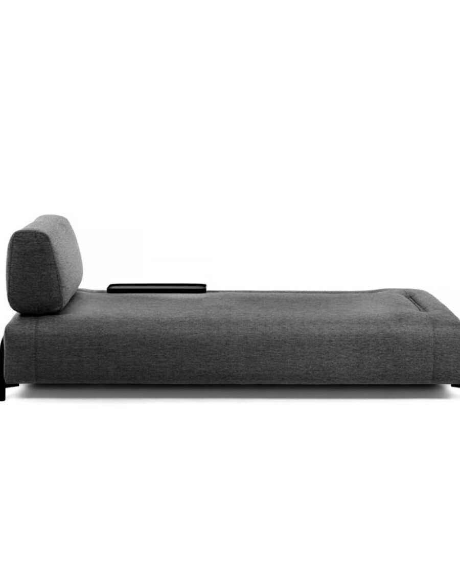 Sofá Compo 3 plazas gris oscuro 232 cm