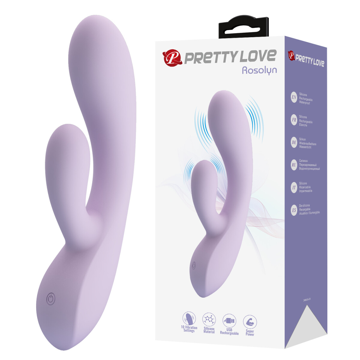 Vibrador Punto G y Clítoris Rosolyn Pretty Love 