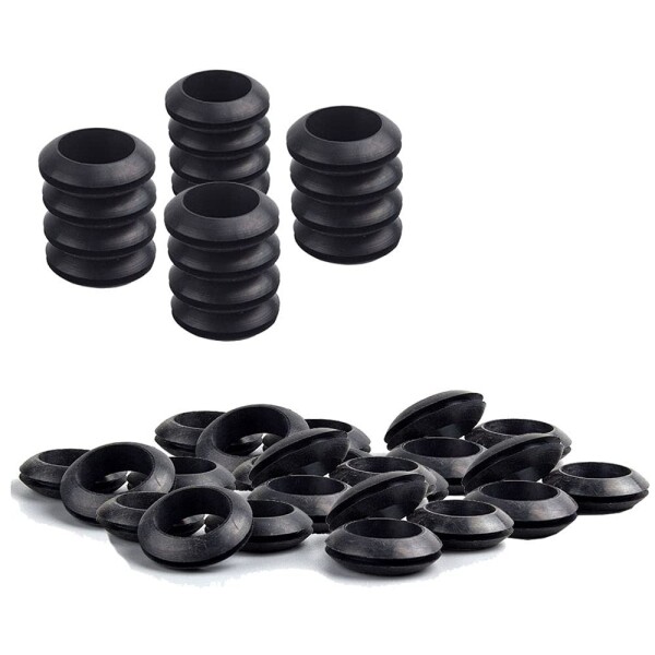 Ojal Goma 40MM Negro Pack X500 Anillo Sellado Junta Arandela Variante Color Negro