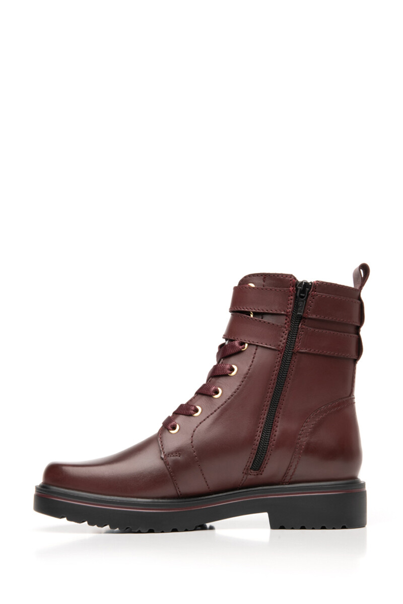 Bota Flexi Country Para Mujer Con Agujetas - Vino — Marcel Calzados |  LUWINGO S.A
