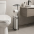 Soporte Para Papel Higienico Porta Rollo Baño Negro Mate Soporte Para Papel Higienico Porta Rollo Baño Negro Mate