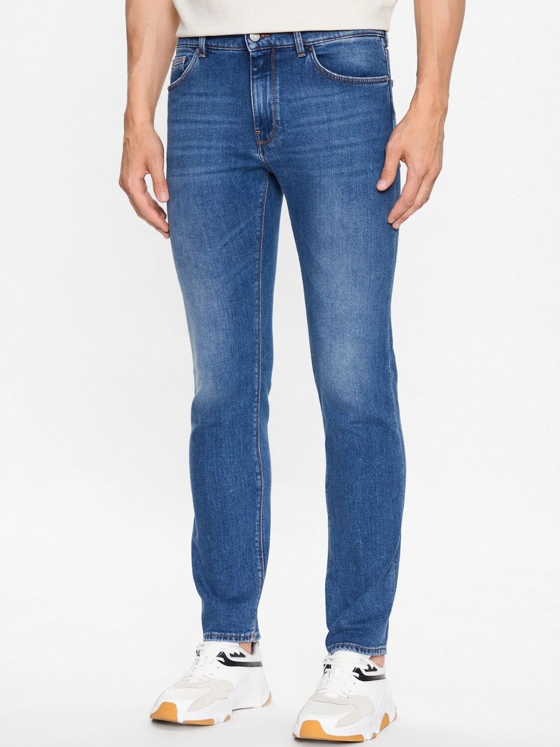 BOSS -Jean regular fit, BOSS Azul
