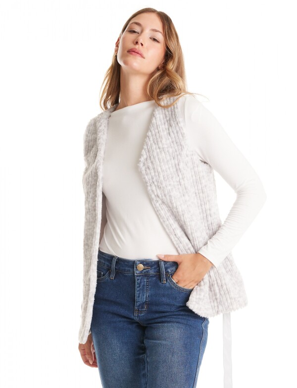Chaleco Soft Cinto GRIS CLARO
