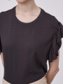 Remera Mixui Gris Oscuro