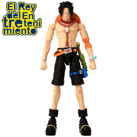 Figura Original Anime Heroes One Piece Articulada Portgas D. Ace