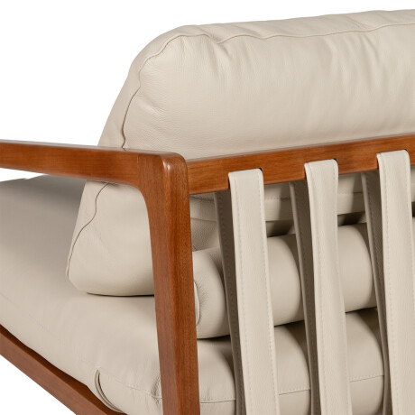 Butaca Donatella - Cuero Natural 1000 (Off White)