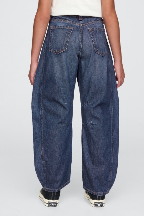 Jean Horseshoe Niña Dark Wash