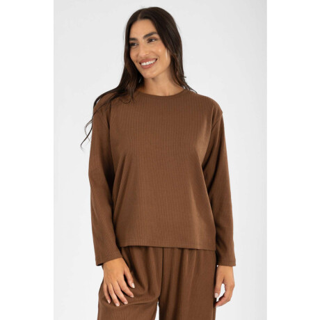 Buzo cosy Marron