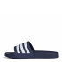 Sandalias Unisex Adidas Adilette Shower Velcro Azul - Blanco