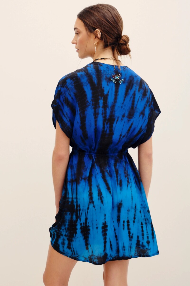 VESTIDO MIKI SAREE OCEAN Azul