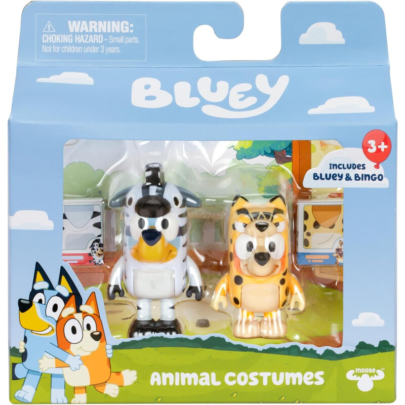 Bluey Paquete de 2 figuras Bluey Paquete de 2 figuras