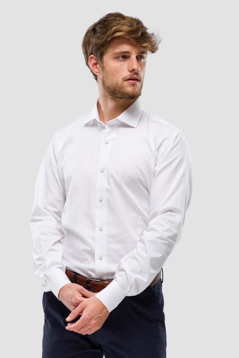 CAMISA LISA - Blanco 